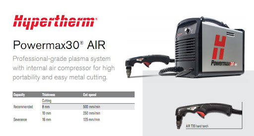 Báo giá Máy Cắt Plasma Hypertherm Powermax 30 Air